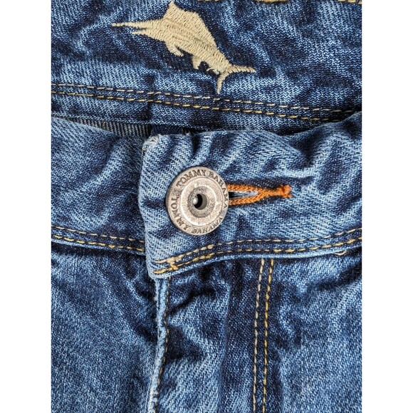 Tommy Bahama Standard Bootcut Jeans Mens 36x32 Blue Need Repair See Photo - Picture 5 of 16